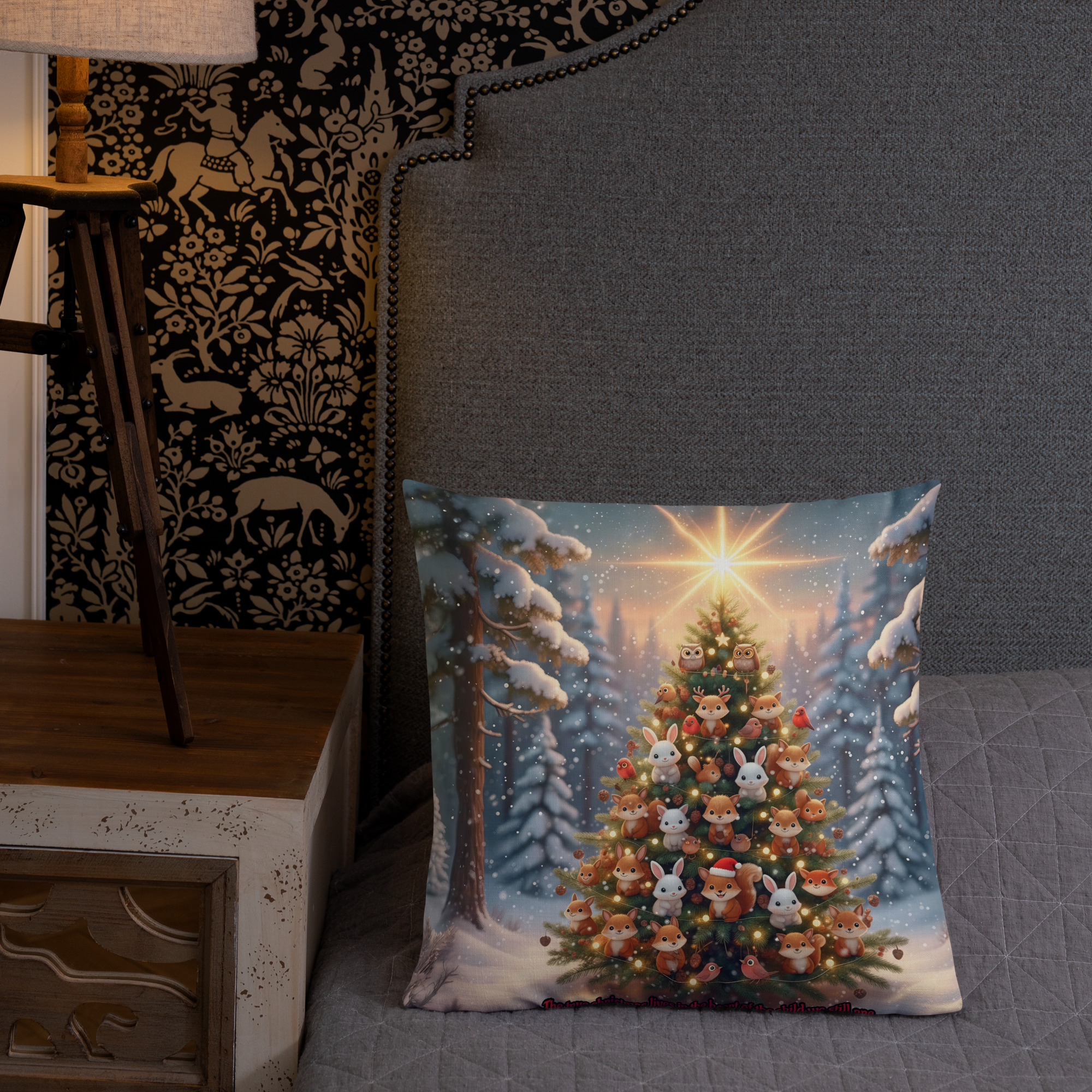 Christmas - Vintage Premium Pillow - Image 4