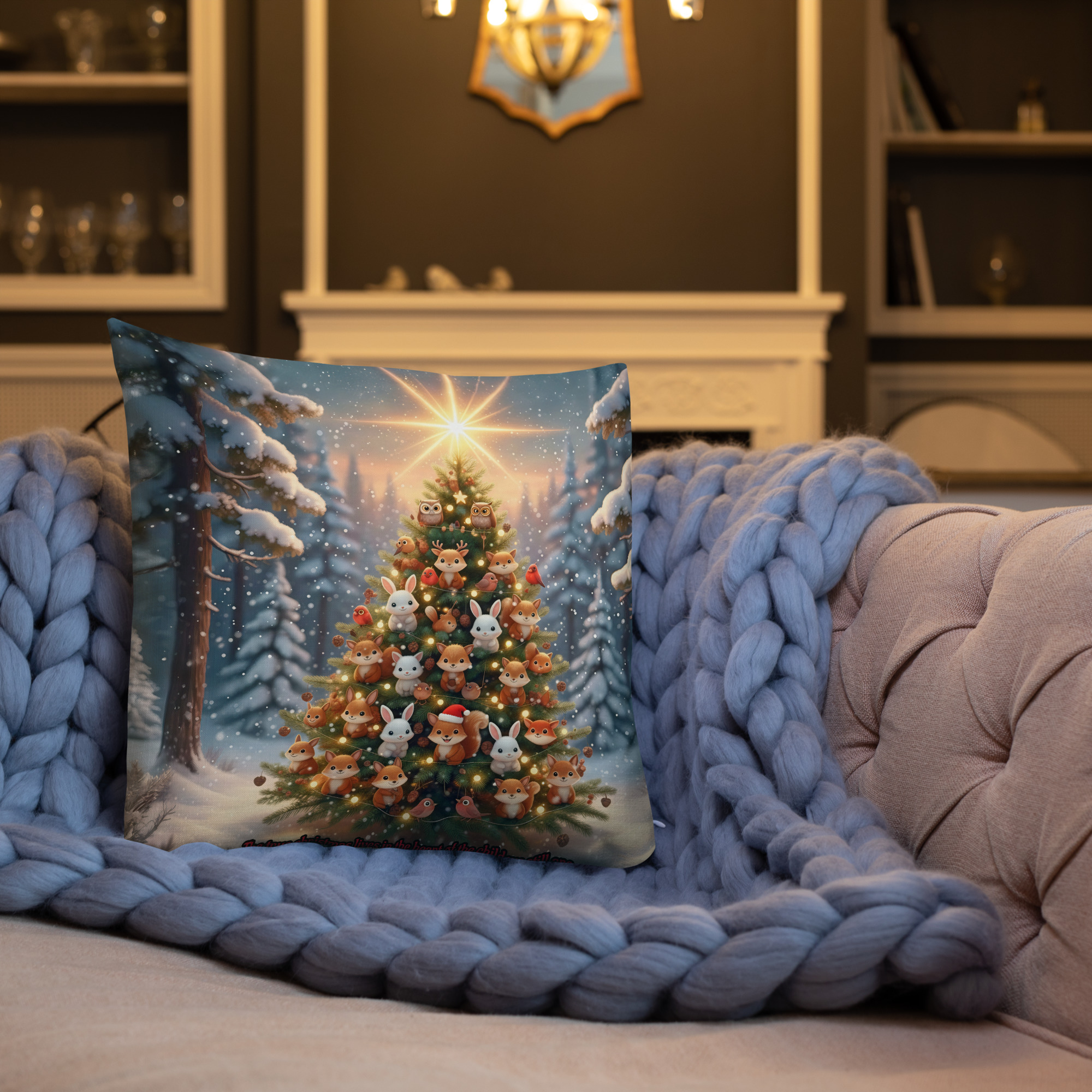 Christmas - Vintage Premium Pillow