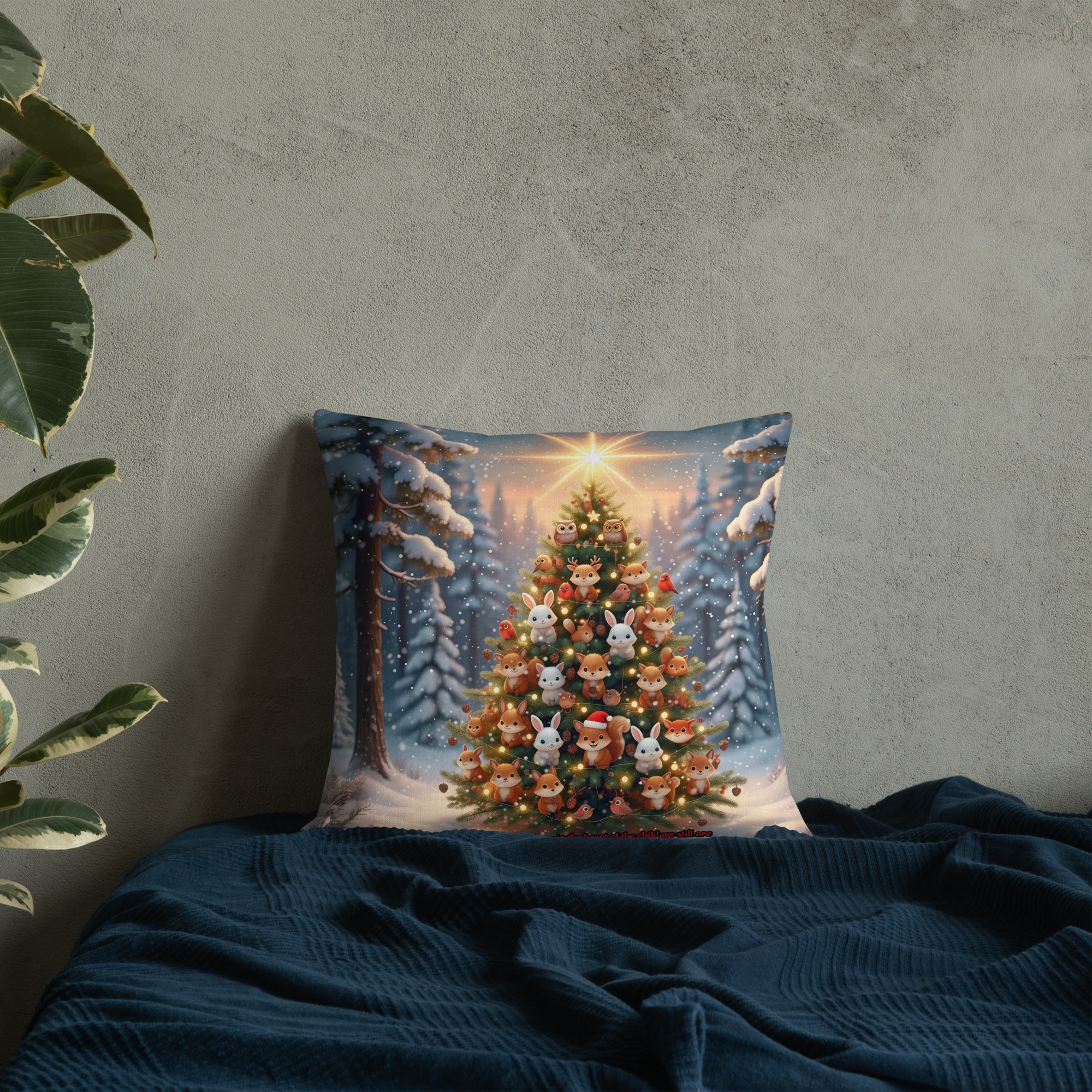 Christmas - Vintage Premium Pillow - Image 2